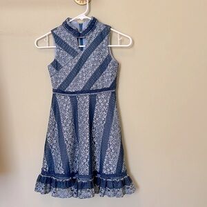 Blush by US angel size 7 blue dress